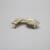 14K Yellow Gold Rooster Charm with Clear Stones 7 thumbnail