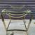 Set of 3 Brass Tables with Beveled Glass Tops- 1980'S Vintage. 11 thumbnail