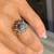 Natural Diamond in18K White Gold Engagement or Cocktail Ring (Size 7) 21 thumbnail
