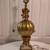 Vintage Hollywood Regency Style Brass Cherub Marble Fluted Glass Lamp 3 thumbnail