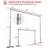 EMART Backdrop Stand Heavy Duty 10x10Ft,Three Crossbar Pipe and Drape 3 thumbnail
