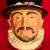 Royal Doulton Character Toby Jug Beefeater ER D6206 COPR 1946, LARGE. 1 thumbnail