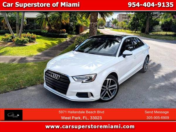 2017 Audi A3 Premium Sedan 4D - $12,995 (5971 W Hallandale Beach Blvd, West Park)63479451560193121