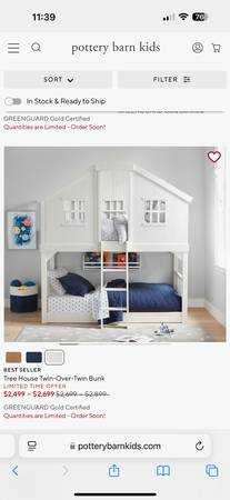 Pottery Barn Bunk beds 1