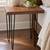 Handmade Acacia End Table- American Walnut Finish 2 thumbnail