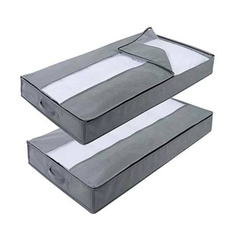 2pc 90L Under Bed Storage Containers Underbed Toy Organizers and Clothing Storag 1