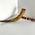 Vintage Antique Native American Horn Pipe With Beaded Handle 17" Long 1 thumbnail