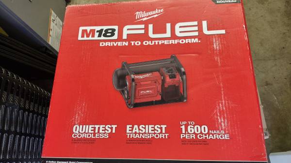 Milwaukee M18 brushless cordless compressor 1