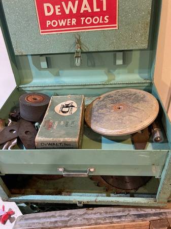 dewalt box and tools, 1