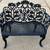 Patio Set Beautiful Vintage Metal Bench Loveseat 2 Seat Outdoor Patio Seat 1 thumbnail