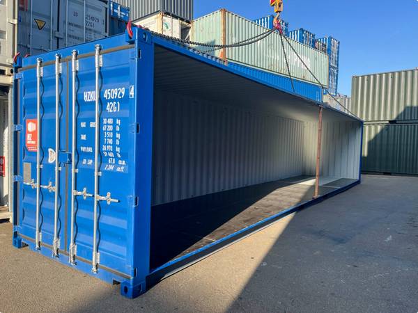 12 m Shipping Container with Cut-Out Side Wall  One Trip 1