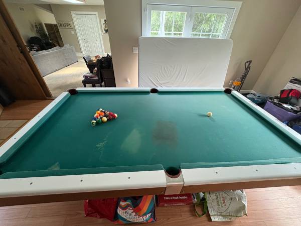 8x4 Slate Bed Pool Table 1