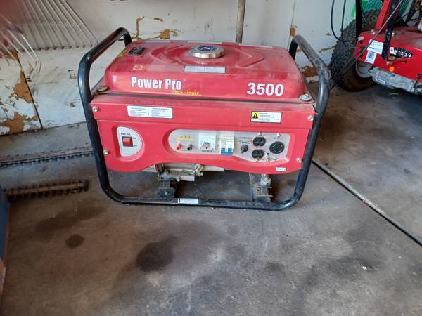 Power pro 3500 gas generator 1