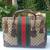 Vintage  Rare Gucci Web travel train case boston bag and mini Duffle 14 thumbnail