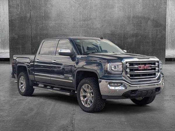 2018 GMC Sierra 1500 4x4 4WD Camioneta SLT Cabina Doble - $32,995 (Llame al *(727) 591-4706* para confirmar disponibilidad al instante)63443176728321122