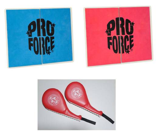 ProForce Karate Practice Breaking Boards RED and BLUE+ Taekwondo pad 1