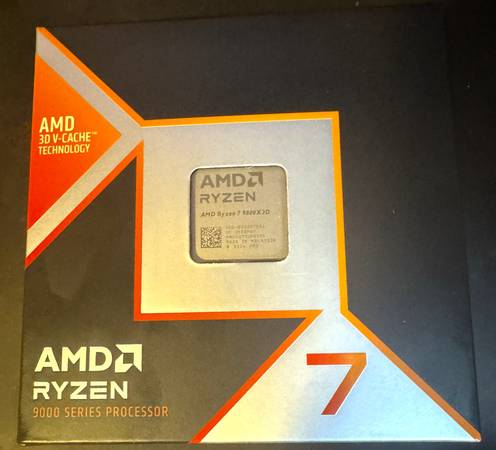 AMD Ryzen 7 - 9800X3D CPU - Brand New Sealed 1