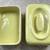 Vintage Yellow Covered Refrigerator Dish Box Made by Hall for Westingh 2 thumbnail