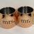 Copper Moscow mules Mrs Mr Pair Mugs Cups set of 2 1 thumbnail