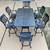 Patio Set Hanamint Lexington Outdoor Furniture 6 Swivel Seat Bar Height Dining 7 thumbnail