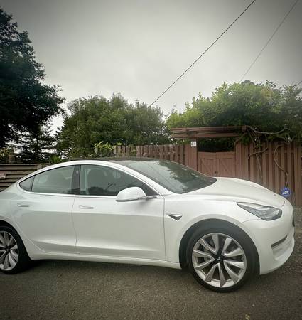 2019 Tesla Model 3 – Excellent Condition, White/White Interior 1
