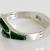 Vintage TAXCO 950 Silver Malachite Wrap Bracelet 49.4 Grams Size 6 1/2 7 thumbnail