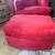 McCreary Modern glider rocking chair with ottoman on wheels 5 thumbnail