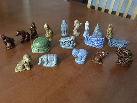 Vintage Wade figurines, new never used. $5 each. **Rabbit has sold** 1