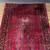 Vintage Persian Kashan Hand-Knotted Wool Rug in Deep Crimson & Navy, c 2 thumbnail