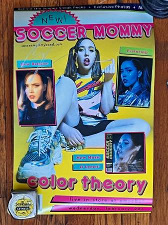 Soccer Mommy Poster, signed by Sophia Allison 1
