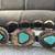 Sterling Silver Turquoise Concha belt. Castle Dome Blue Turquoise 5 thumbnail