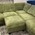 New 99x99 sage corduory sectional couch 1 thumbnail
