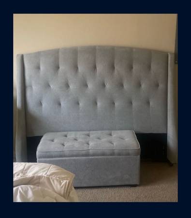 Headboard and Bench set 1