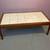 Mid Century Modern Teak and Tile Top Coffee Table made in Denmark. 3 thumbnail