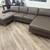Modern bronze U-shaped sectional with double chaise - new 6 thumbnail