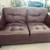 Faux leather 2 seat couch 1 thumbnail