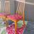 Set of 4 Teak Benny Linden Side Chairs 2 thumbnail