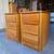 2 Nice Solid Oak wood 3 Drawers bedside cabinets/Nightstands 3 thumbnail