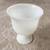 E.O. Brody Milk Glass Footed Planter Ribbed Round Scallop Rim Compote 1 thumbnail