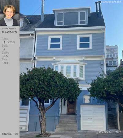 $16,250 / 4br - 3079ft2 - RENTED! Fully renovated, 2 level condo. Private backyard! ~ J.Wavro (pacific heights)63861102518275120