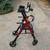 Upright Rollator Standing Up Rolling Walker LG Wheels, Padded Armrests 4 thumbnail