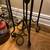 Vintage Wrought Iron Side Table with Light 2 thumbnail
