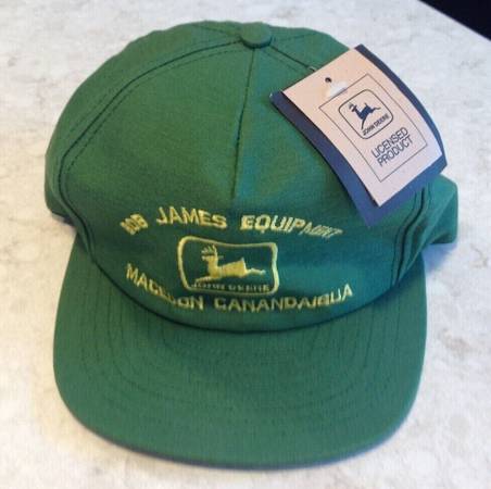 Vintage John Deere Snap Back Trucker Hat Cap NEW! Macedon