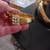 Vintage multi colored Crystals & gold tone hinged bracelet 4 thumbnail