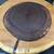 Round black walnut cutting, bread, sushi and serving board 2 thumbnail