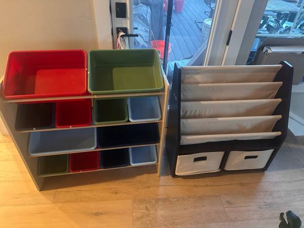 Kid toddler toy book shelving storage solutions 1