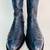 Vintage Dan Post Embroidered Blue Genuine Ostrich Cowboy Boots 13 D We 7 thumbnail