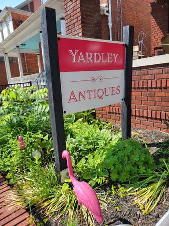 YARDLEY ANTIQUES IS OPEN ON FIRST FRIDAY 10 AM - 8 PM 1