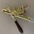 Franmara 5510 Bar-Pull Brass-Plated Counter Mount Wine Bottle Opener 1 thumbnail