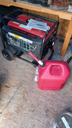 Predator 4000 watt max generator 1